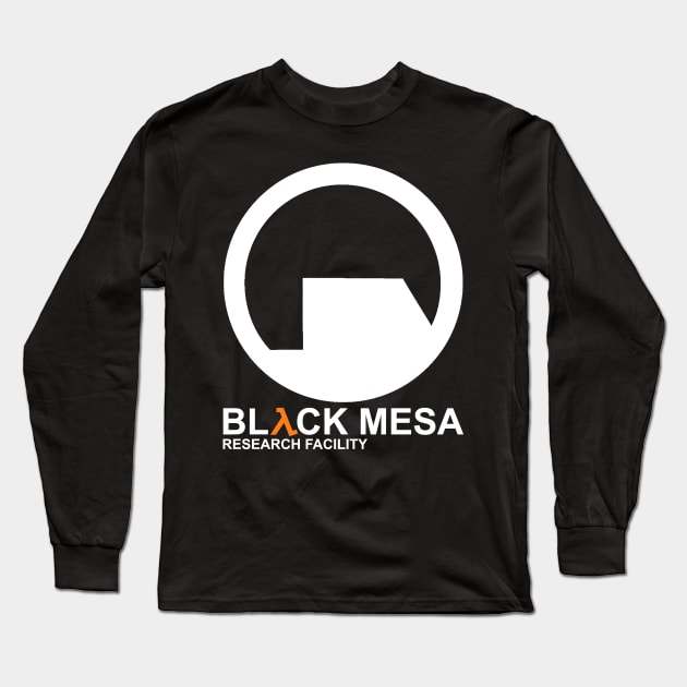 Black Mesa Research Facility Long Sleeve T-Shirt by ExplodingZombie